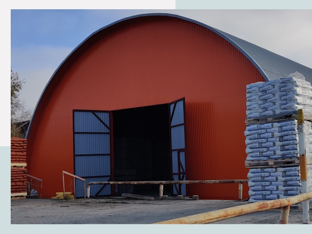 Полукруглые ангары по цене от 624 руб. в Сегежа