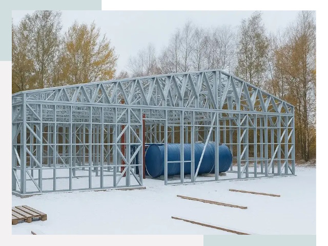 Металлические ангары в Сегеже